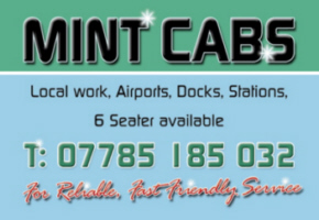 Mint Cabs logo